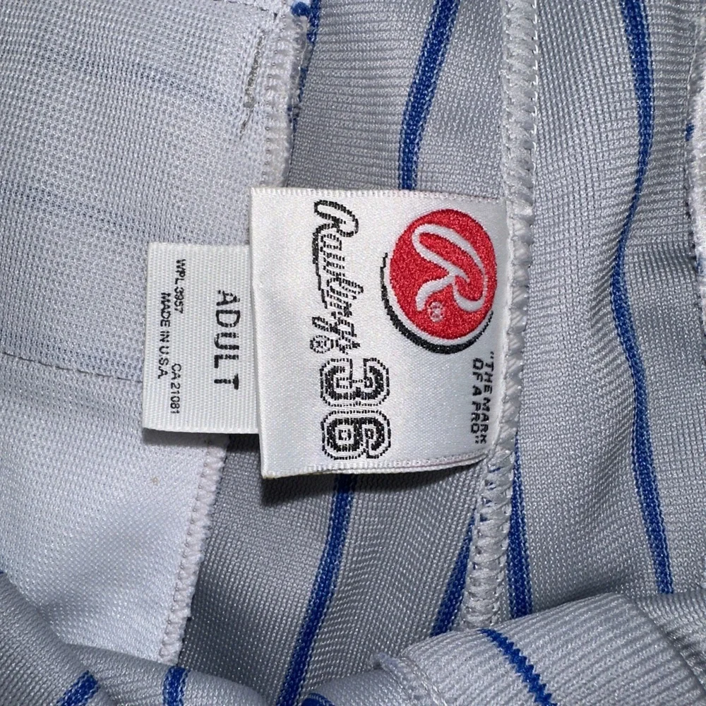 Rawlings Pinstripe Game Used Baseball Pants Made In USA Mark Of‎ A Pro Size 36